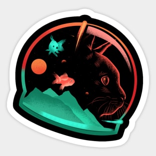 Astrocat - Cat and Space Sticker